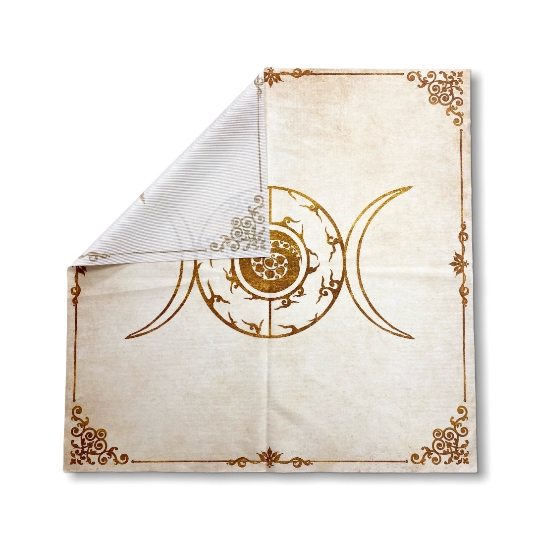 Lenormand / Tarot Cloth Three-Moon 52x52 cm / B-GRADE ITEM