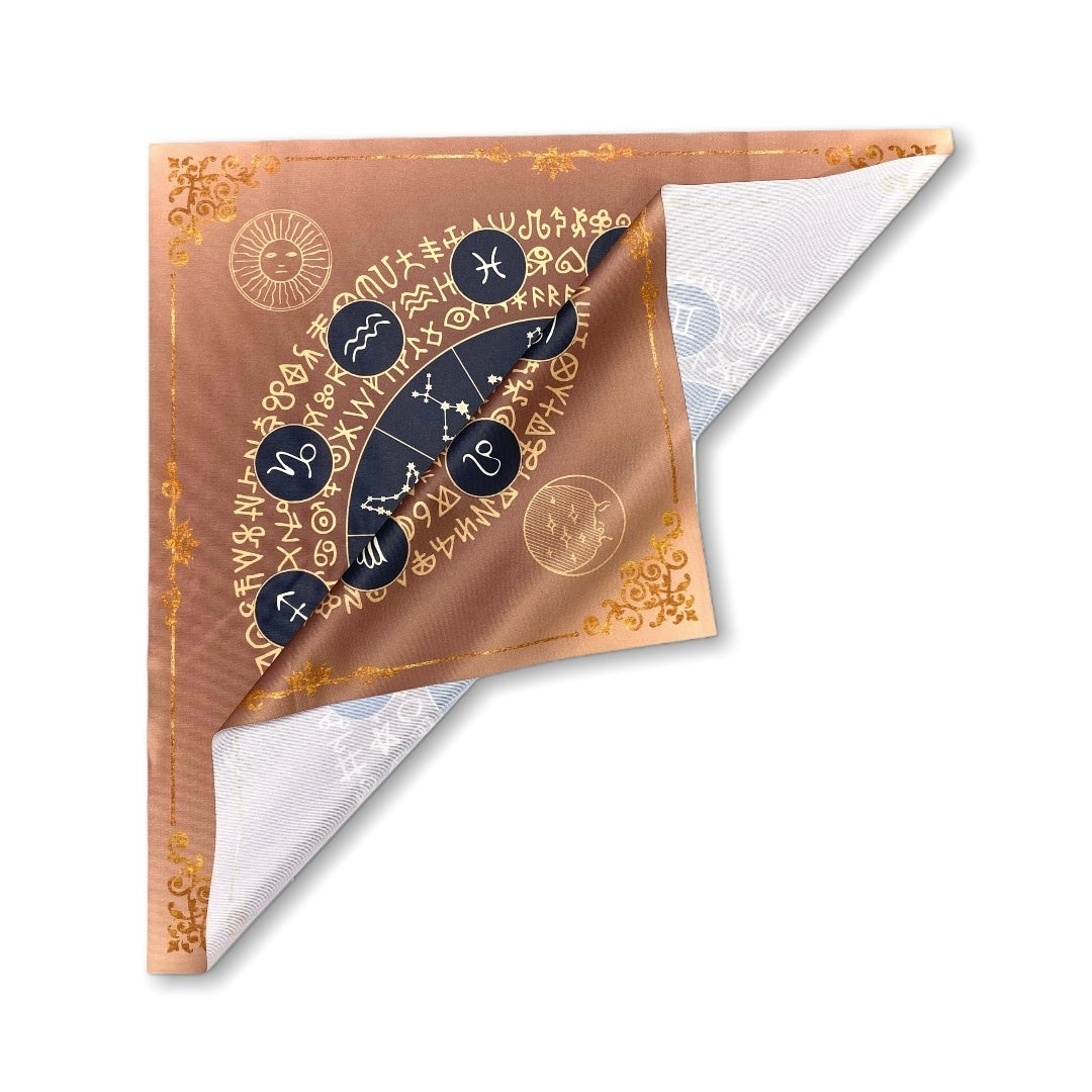 Lenormand / Tarot Cloth Zodiac Circle