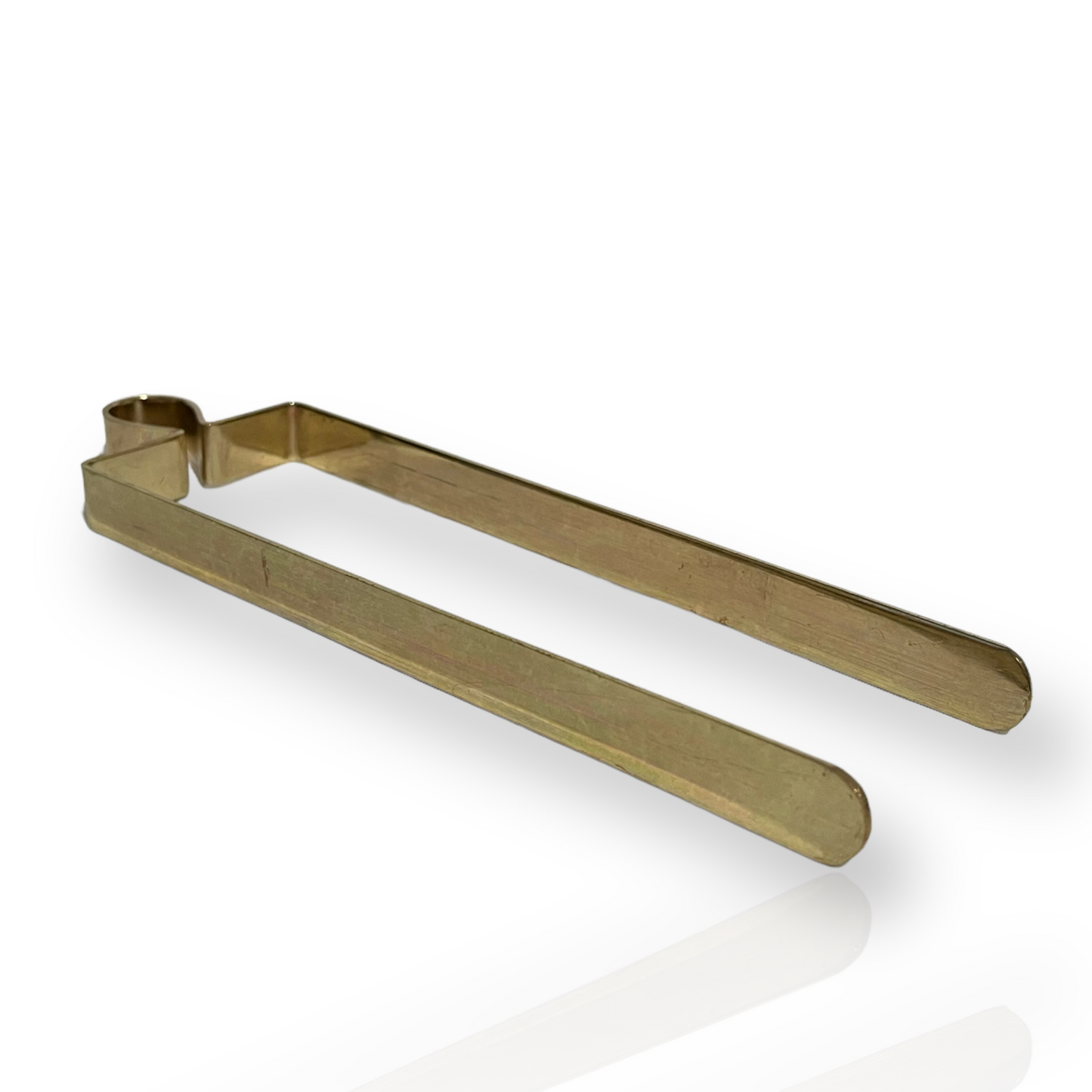 Pince à charbon en laiton, 21 cm