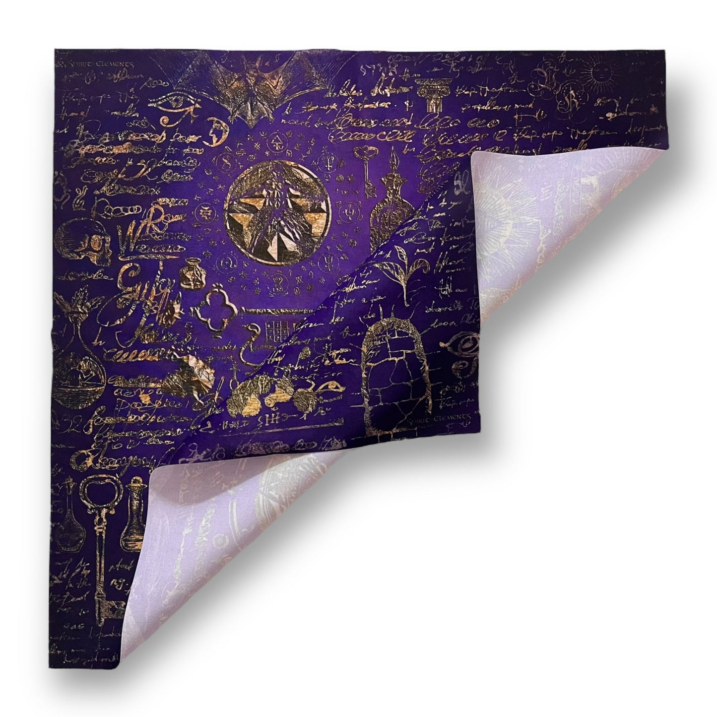 Lenormand / Tarot Cloth Alchemy Antique Violet