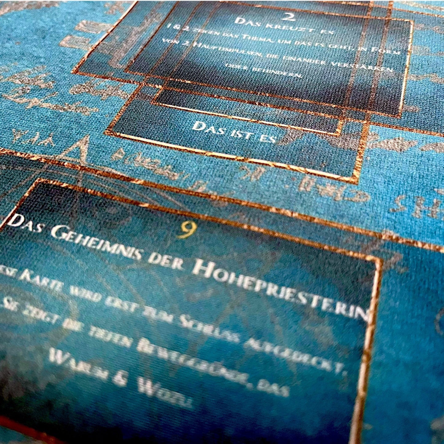 Modèle de tirage Tarot et Lenormand / Le Secret de la Grande Prêtresse