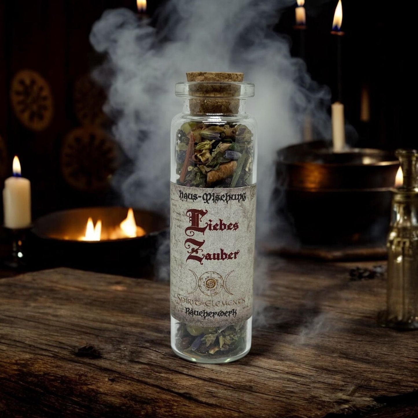 Mélange d'encens pour rituel d'amour – Amour, amour de soi et ouverture du cœur