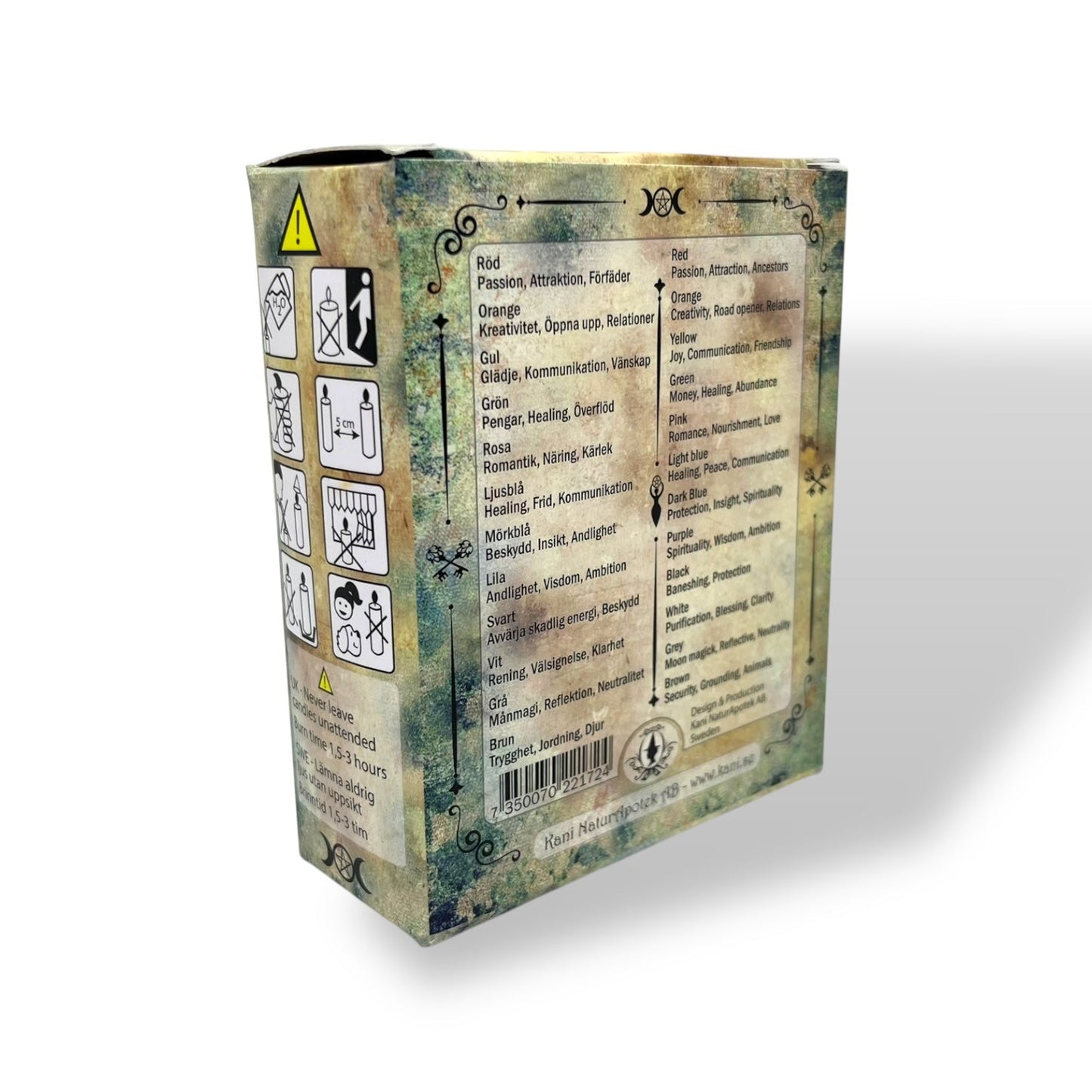 Bougies rituelles pour la magie des bougies - 1,7 x 10 cm Rose