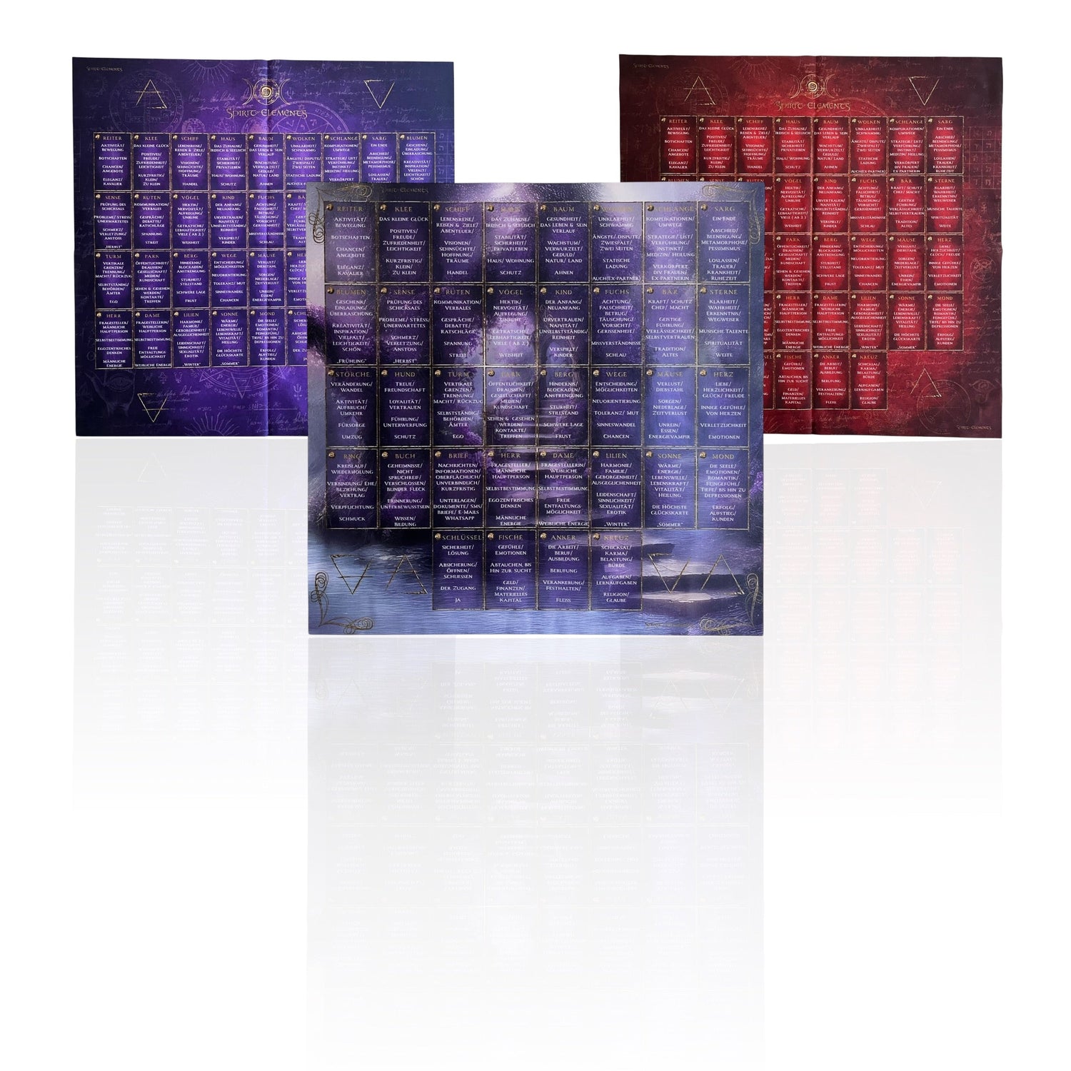 Lenormand Häuserschablonen