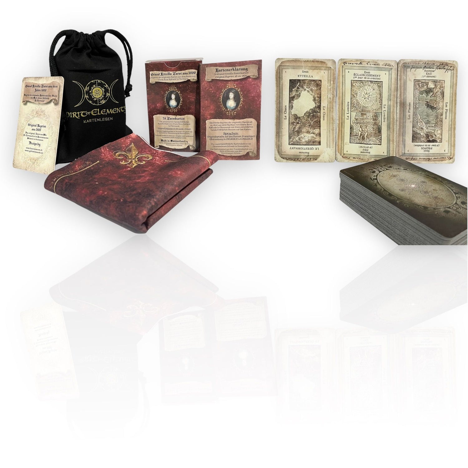 Etteilla Tarot ca. 1800 von Mlle. Lenormand