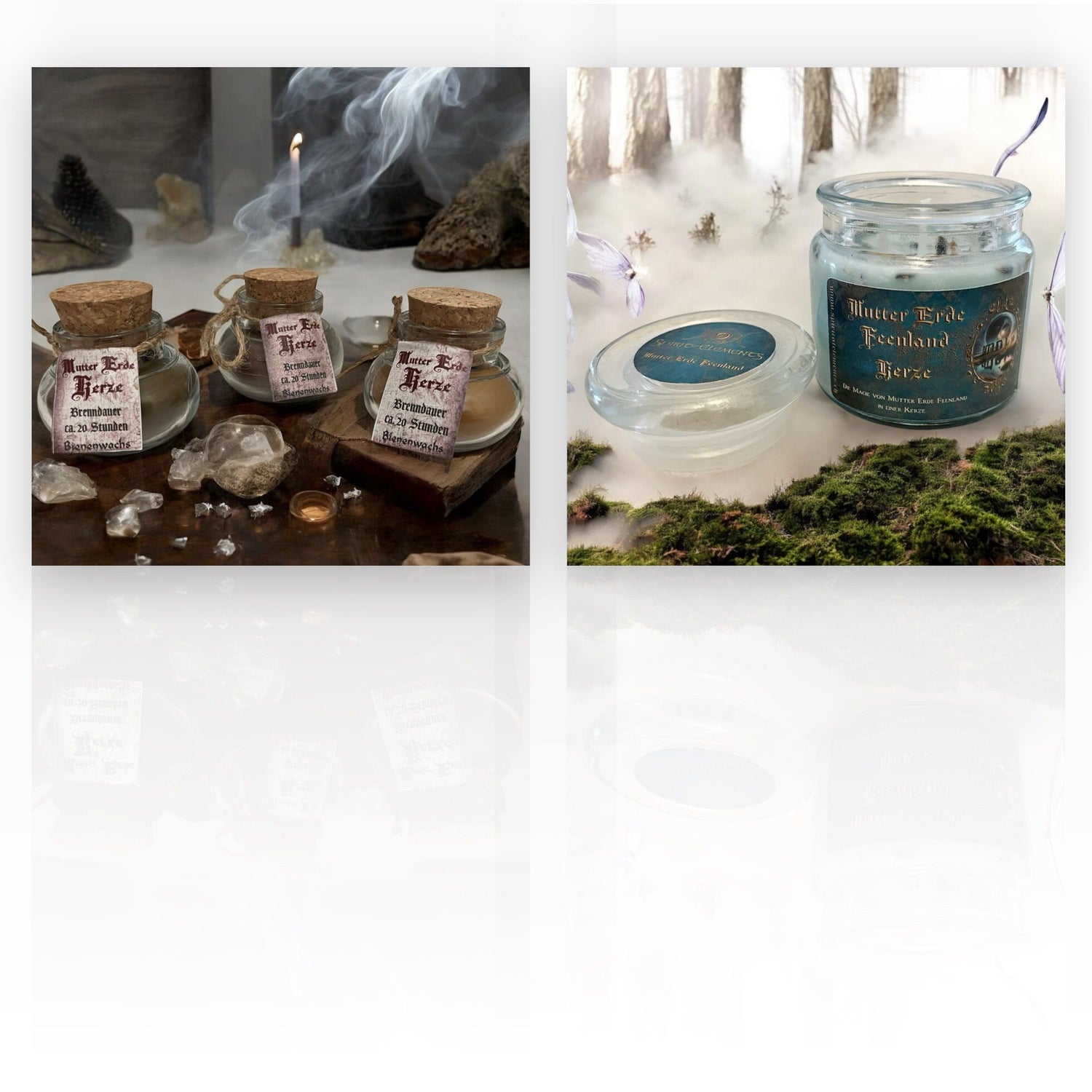 Handgefertigte Kerzen
