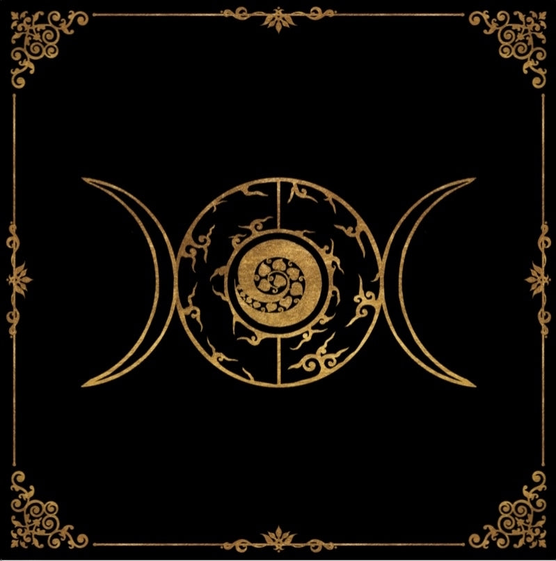 Lenormand / Tarot Cloth Three-Moon