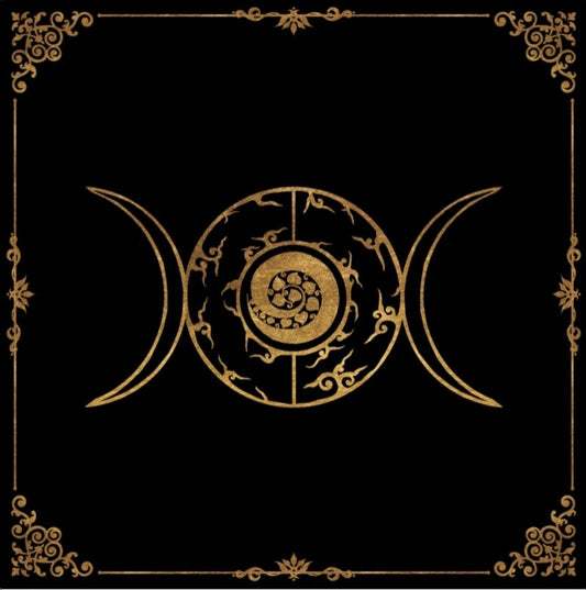 Lenormand / Tarot Tissu Trois Lunes