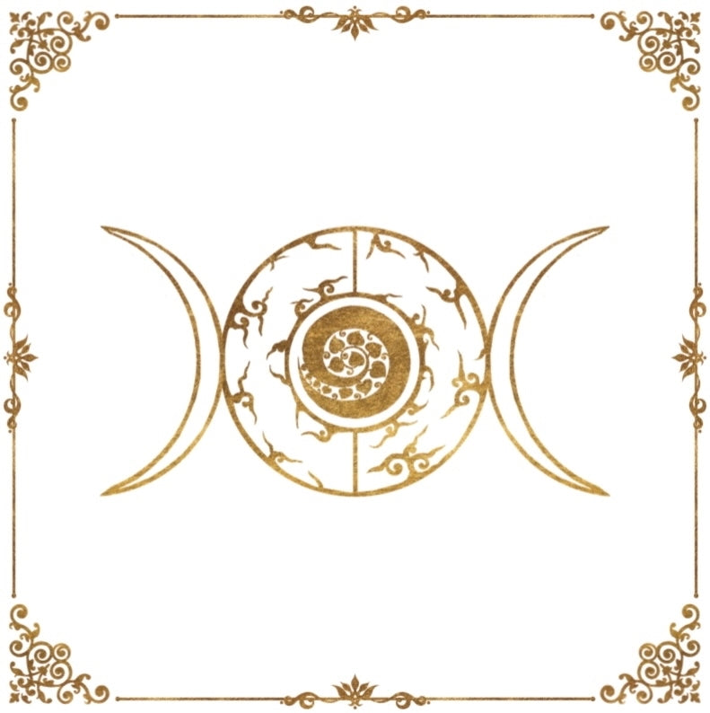 Lenormand / Tarot Cloth Three-Moon