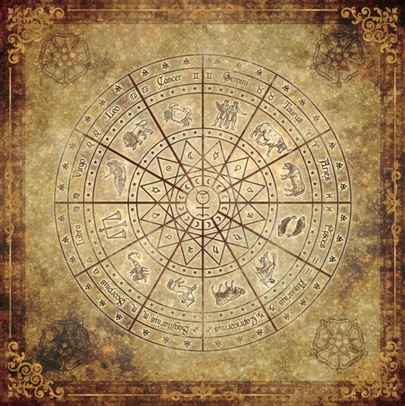 Lenormand / Tarot cloth Astroradix-Antique / B-STOCK ITEM