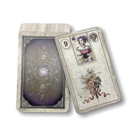 Cartes Lenormand Dondorf / Réimpression directe ancienne de 1880