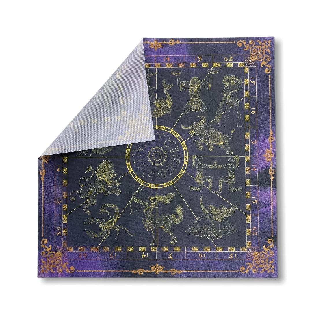 Lenormand / Tarot Tuch Sternzeichen Bilder