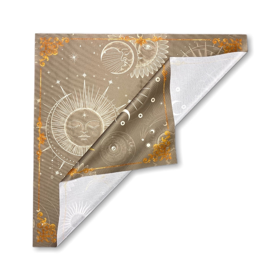 Lenormand / Tarot Tuch Sonne-Mond Symbole