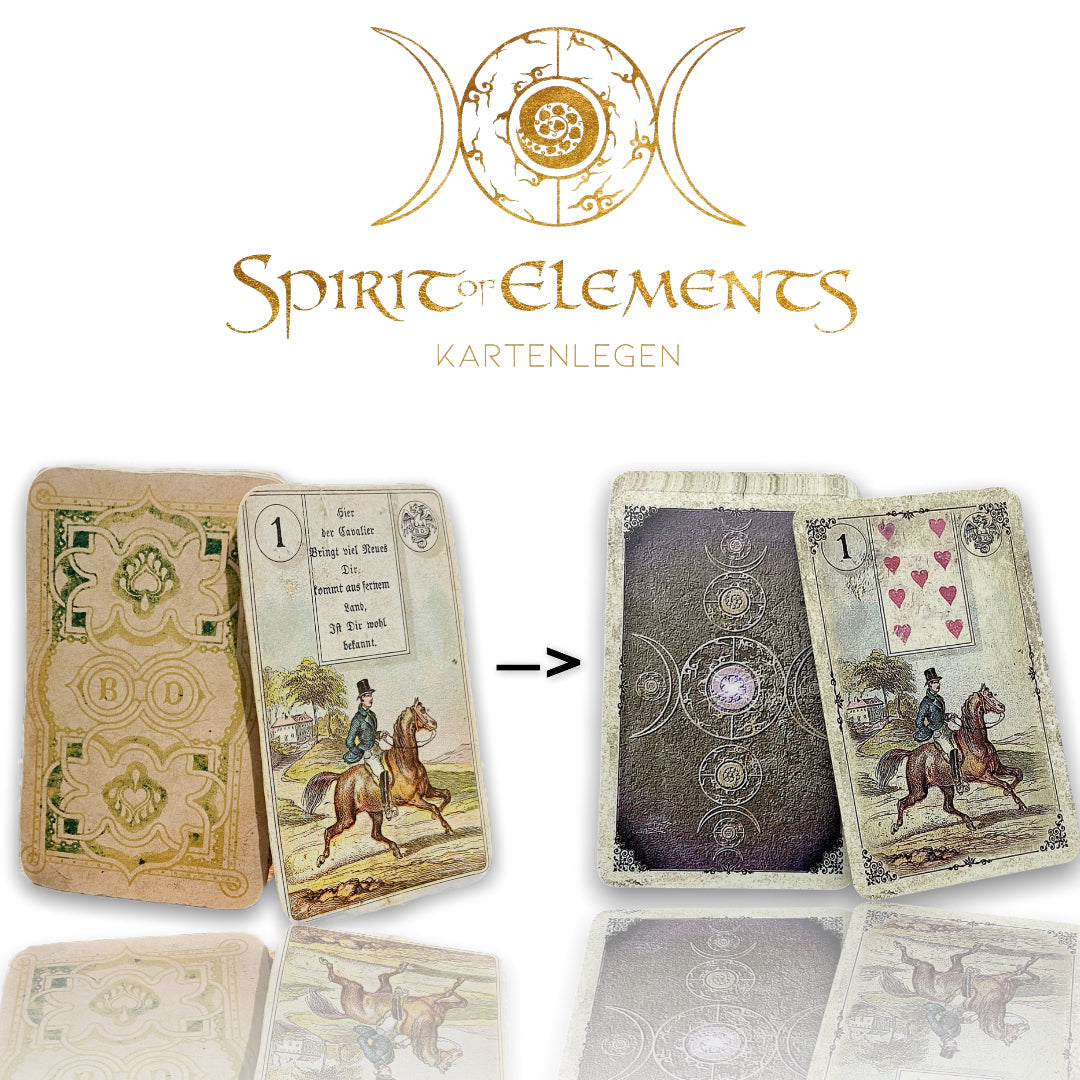 Lenormand cards Dondorf / Direct Reprint Old Vintage 1880