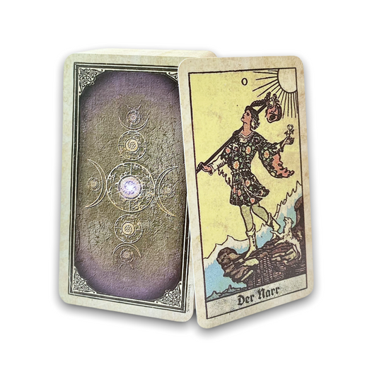Cartes de tarot Smith-Waite / Réimpression directe Ancien papyrus