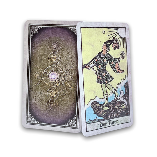 Cartes de tarot Smith-Waite / Réimpression directe sur papyrus blanc
