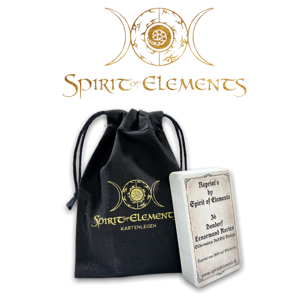 Lenormand cards Dondorf / Silver Old Vintage 1880