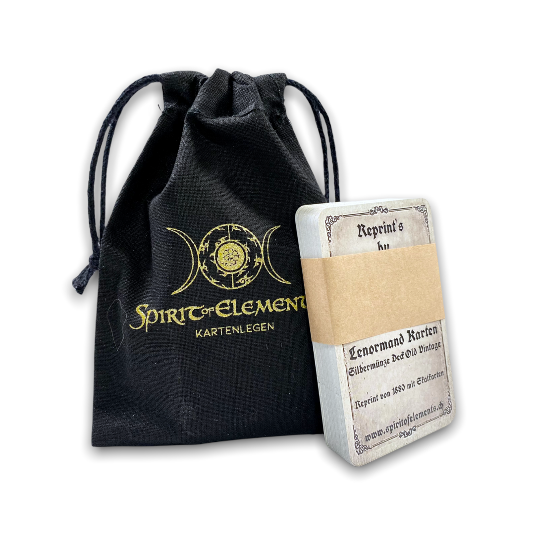 Lenormand cards Dondorf / Silver Old Vintage 1880
