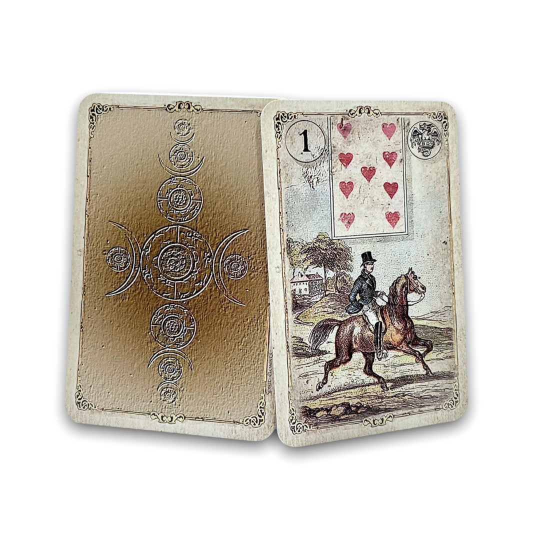 Lenormandkarten Dondorf / Golden Old Vintage 1880