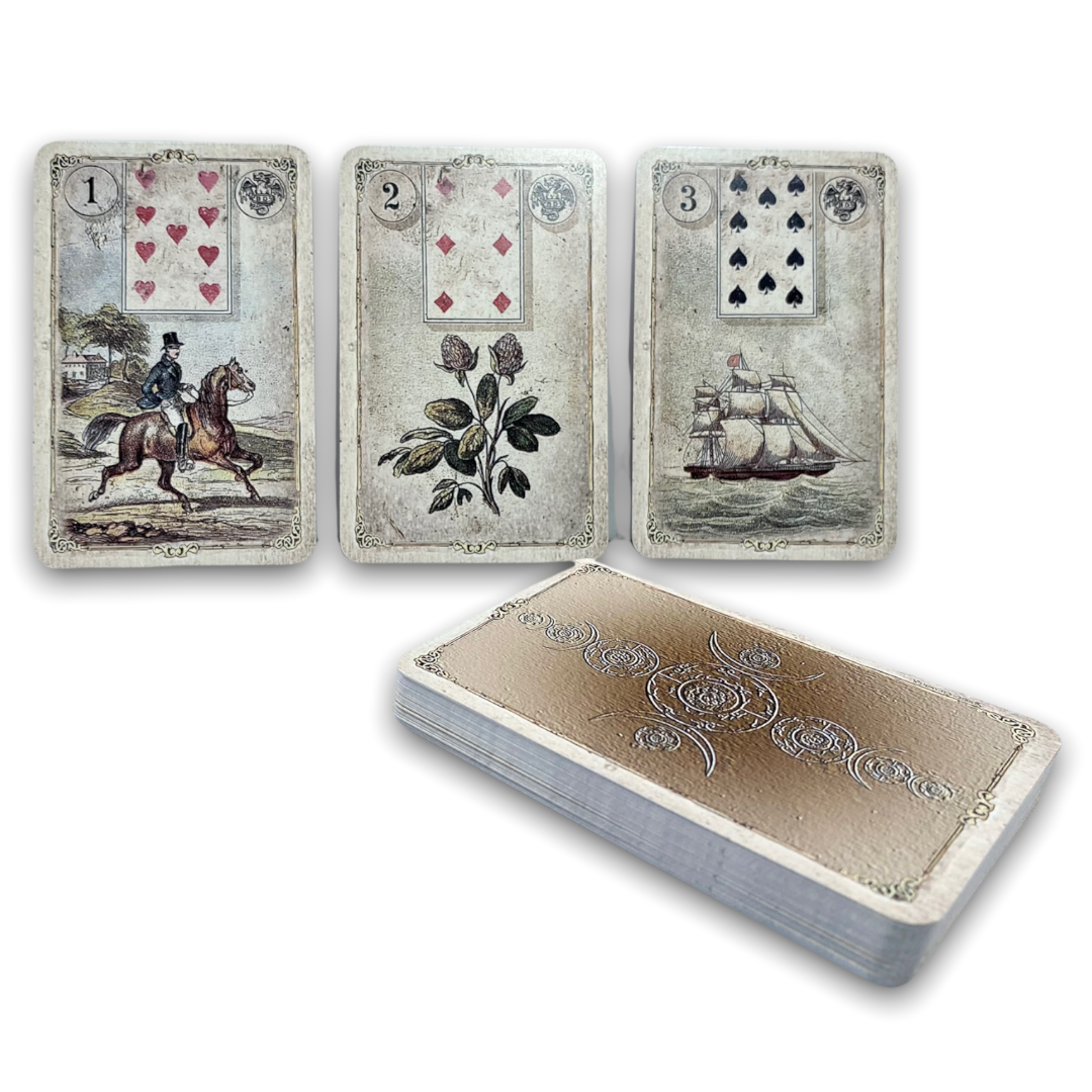 Lenormandkarten Dondorf / Golden Old Vintage 1880