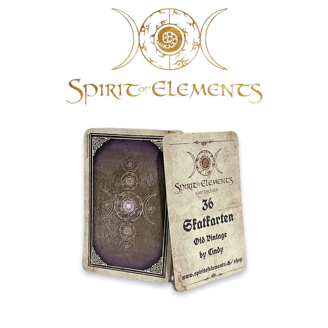 Cartes Skat Vintage Spirit of Elements / jeu de 36