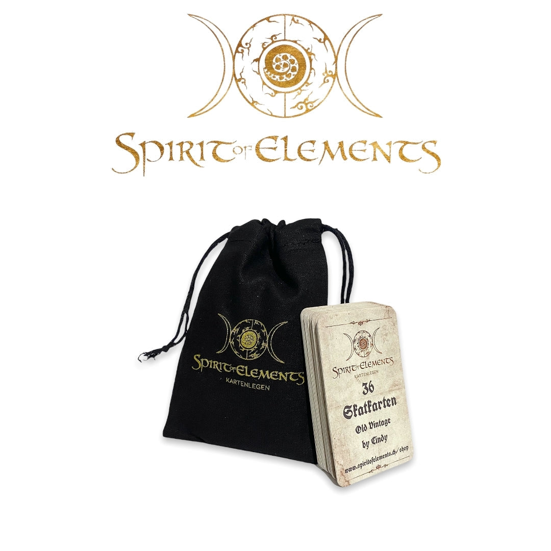 Cartes Skat Vintage Spirit of Elements / jeu de 36