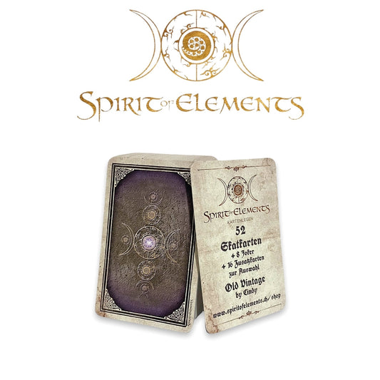 Vintage Spirit of Elements playing cards / 52-card deck PLUS additional cards
