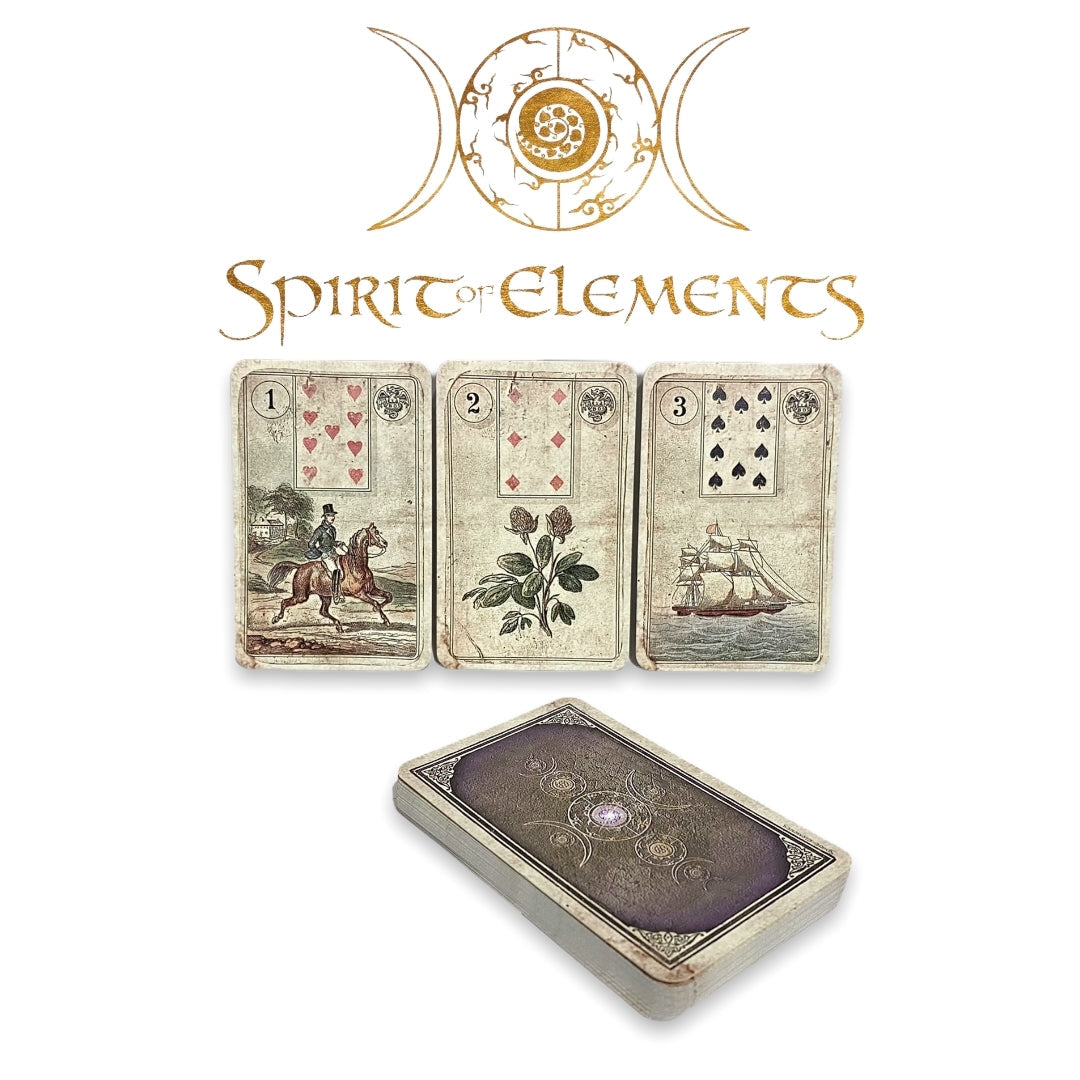 Lenormand cards Dondorf / Direct reprint of the cards from 1880