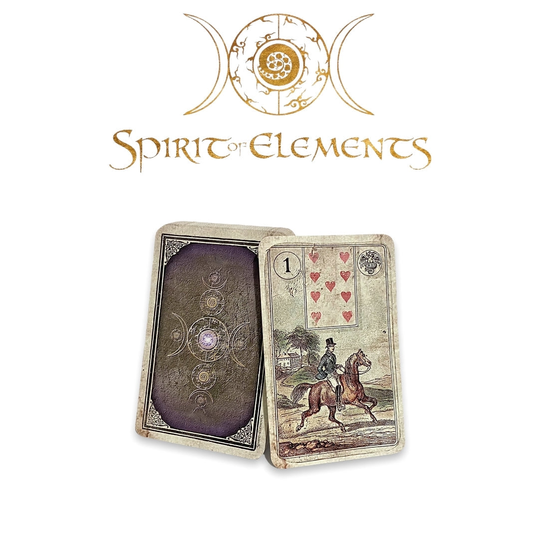 Lenormand cards Dondorf / Direct reprint of the cards from 1880
