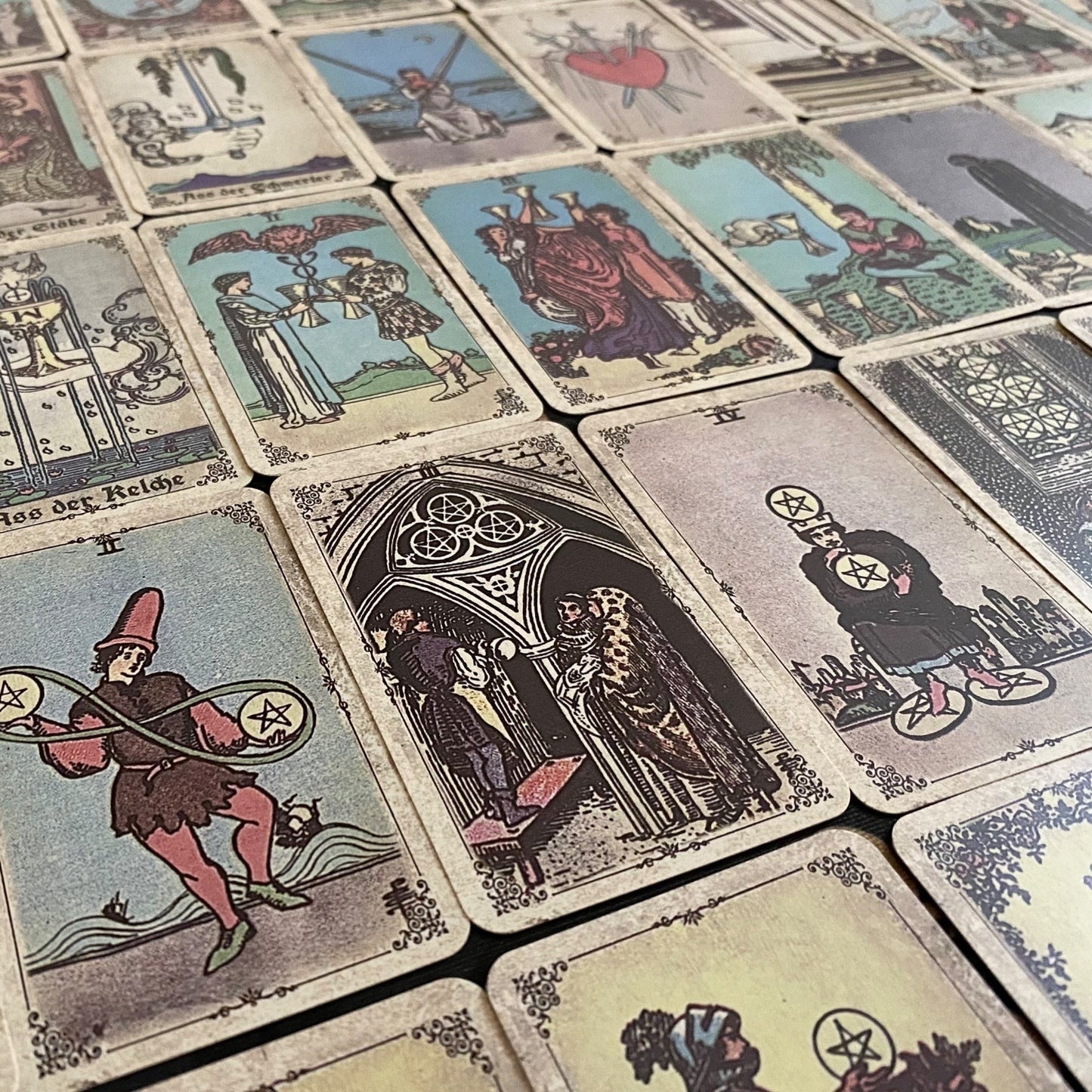 Tarot cards Smith-Waite Mini / Old Spirit Vintage