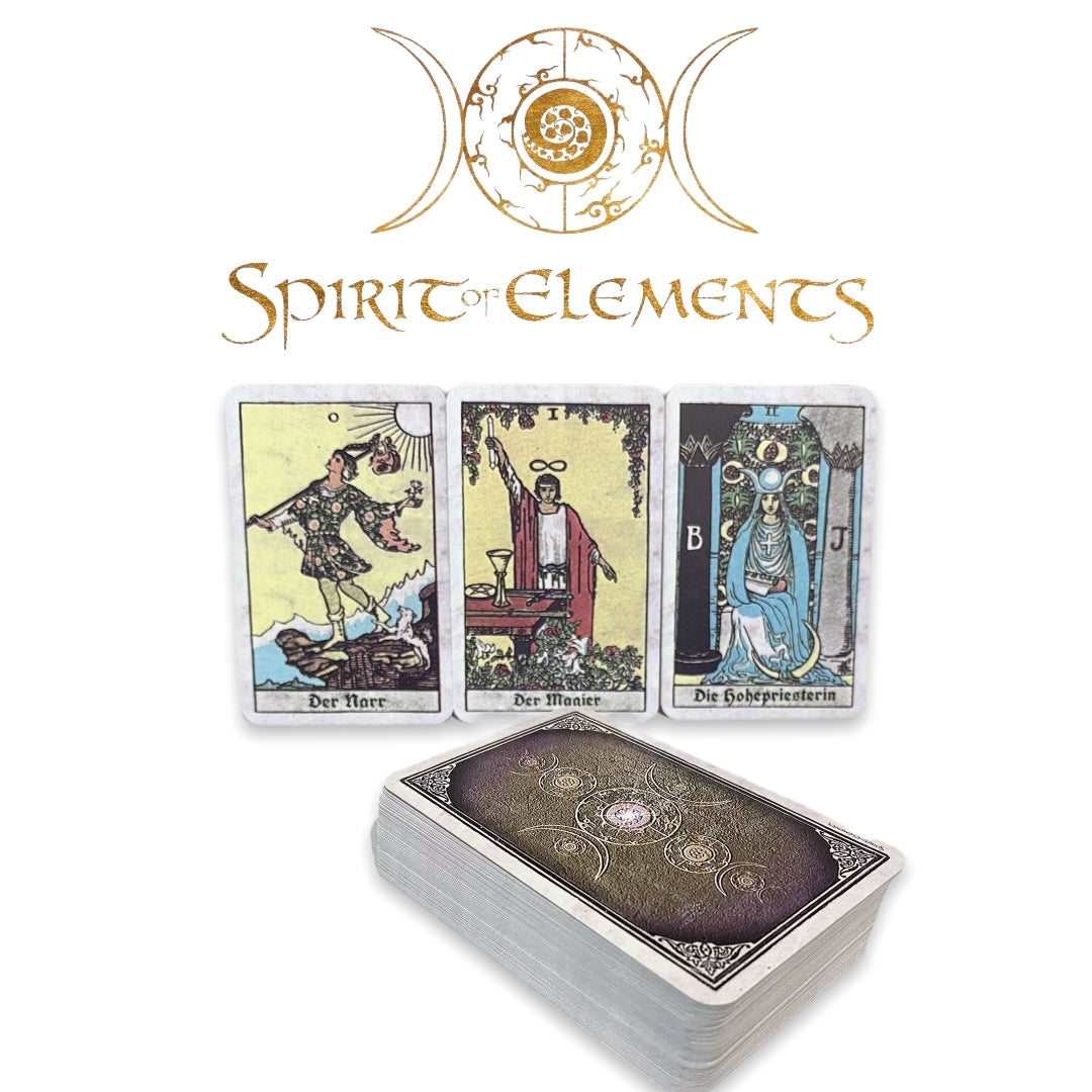 Tarot Cards Smith-Waite Mini / Direct Reprint White Papyrus