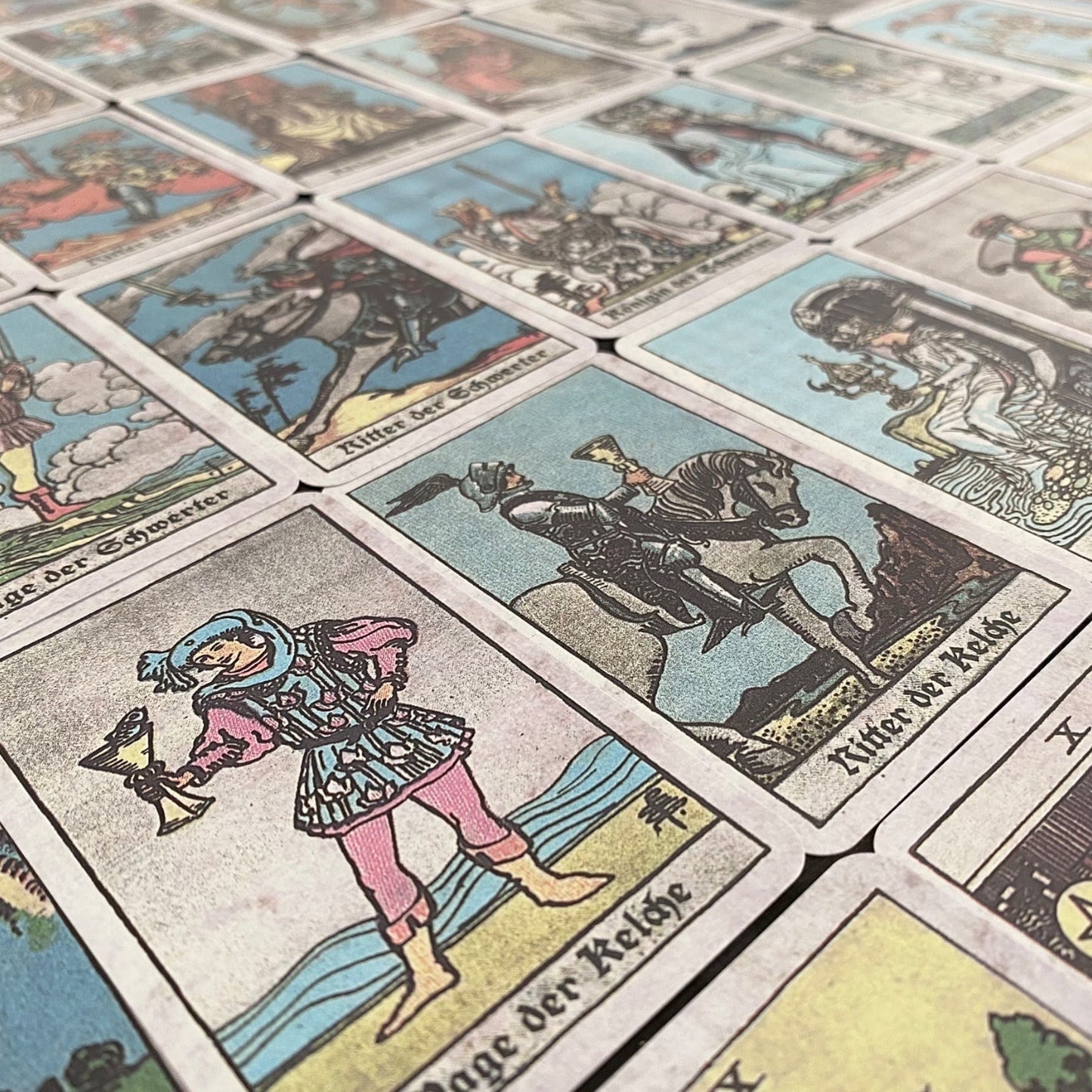 Tarot Cards Smith-Waite Mini / Direct Reprint White Papyrus