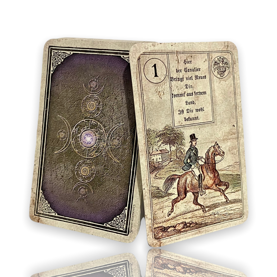 Lenormand cards Dondorf / Direct reprint of the cards from 1880