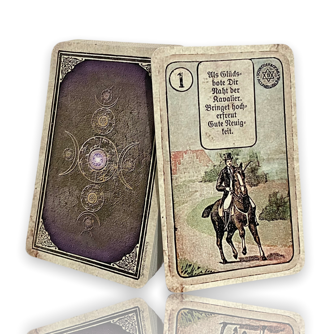 Lenormand cards Altenburger / Direct reprint of the cards from around 1890