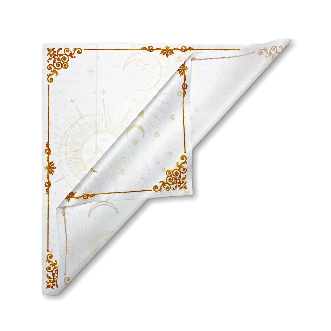 Lenormand / Tarot Tuch Sonne-Mond Symbole
