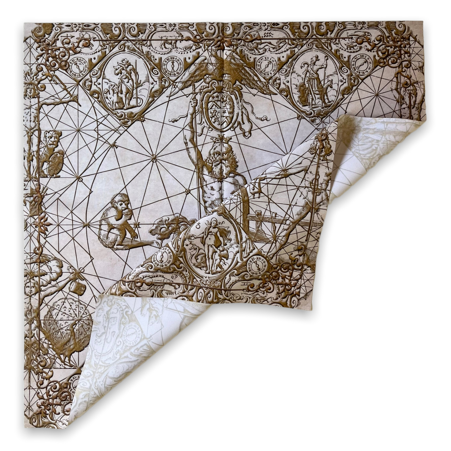 Lenormand / Tarot Tuch Jupiter 3D Golden-Metallic