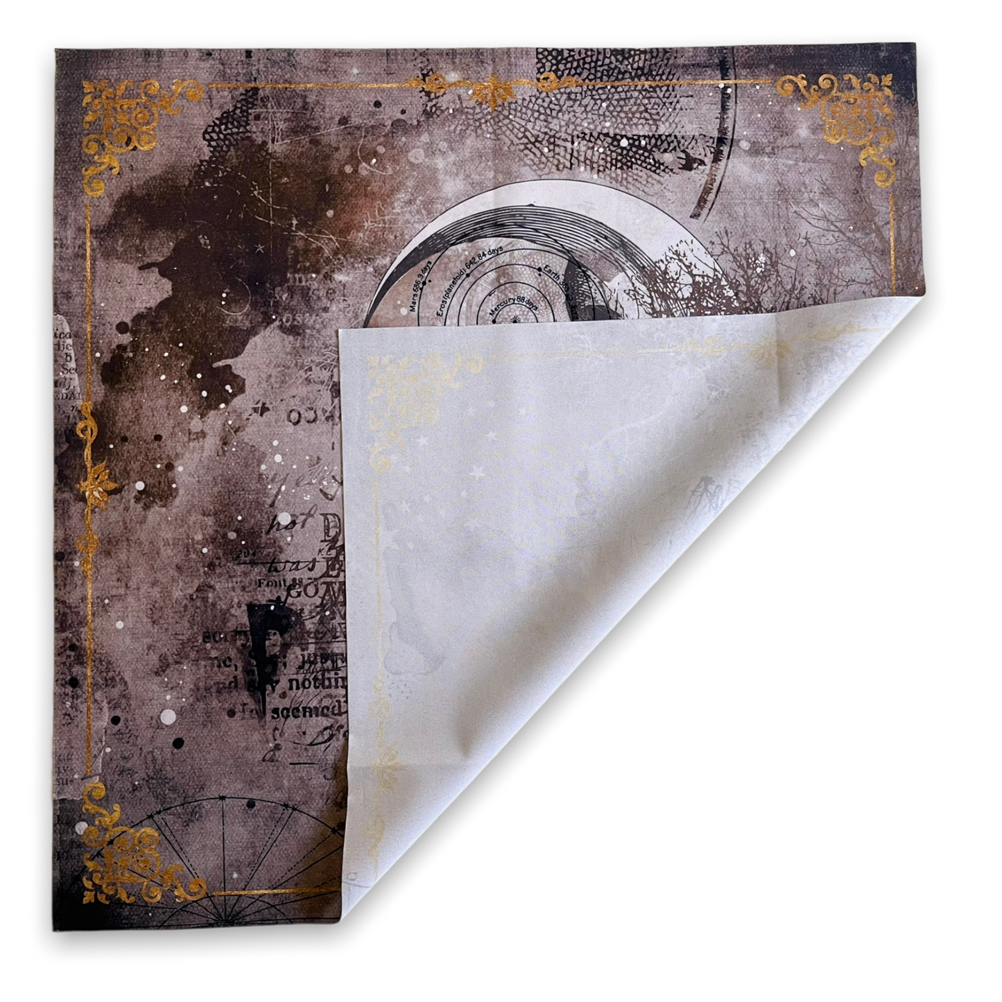 Lenormand & Tarot Cloth / Moon Watercolor