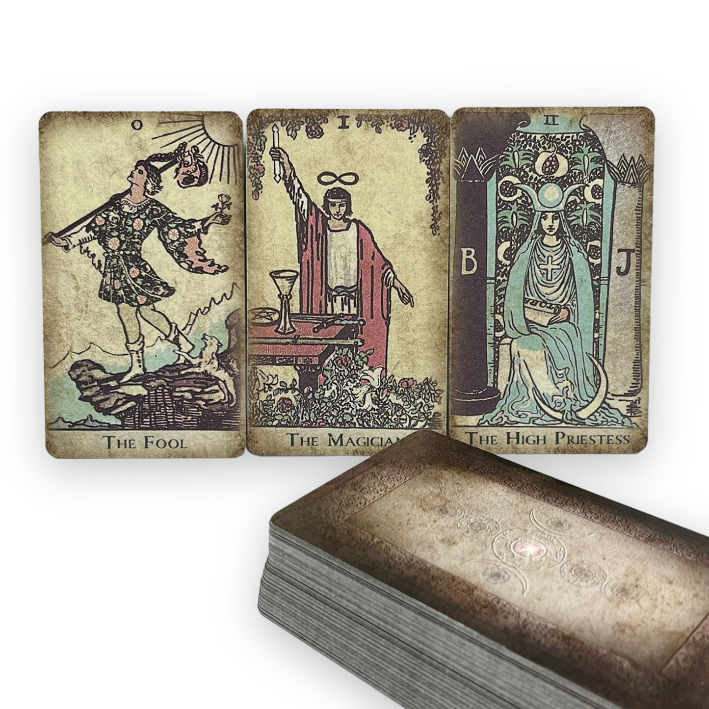 Tarot cards Smith-Waite - Borderless Antique Phoenix