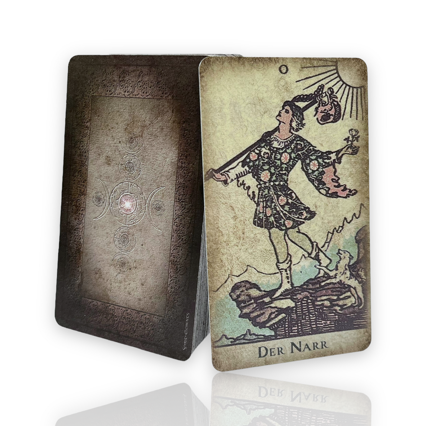 Tarot cards Smith-Waite - Borderless Antique Phoenix