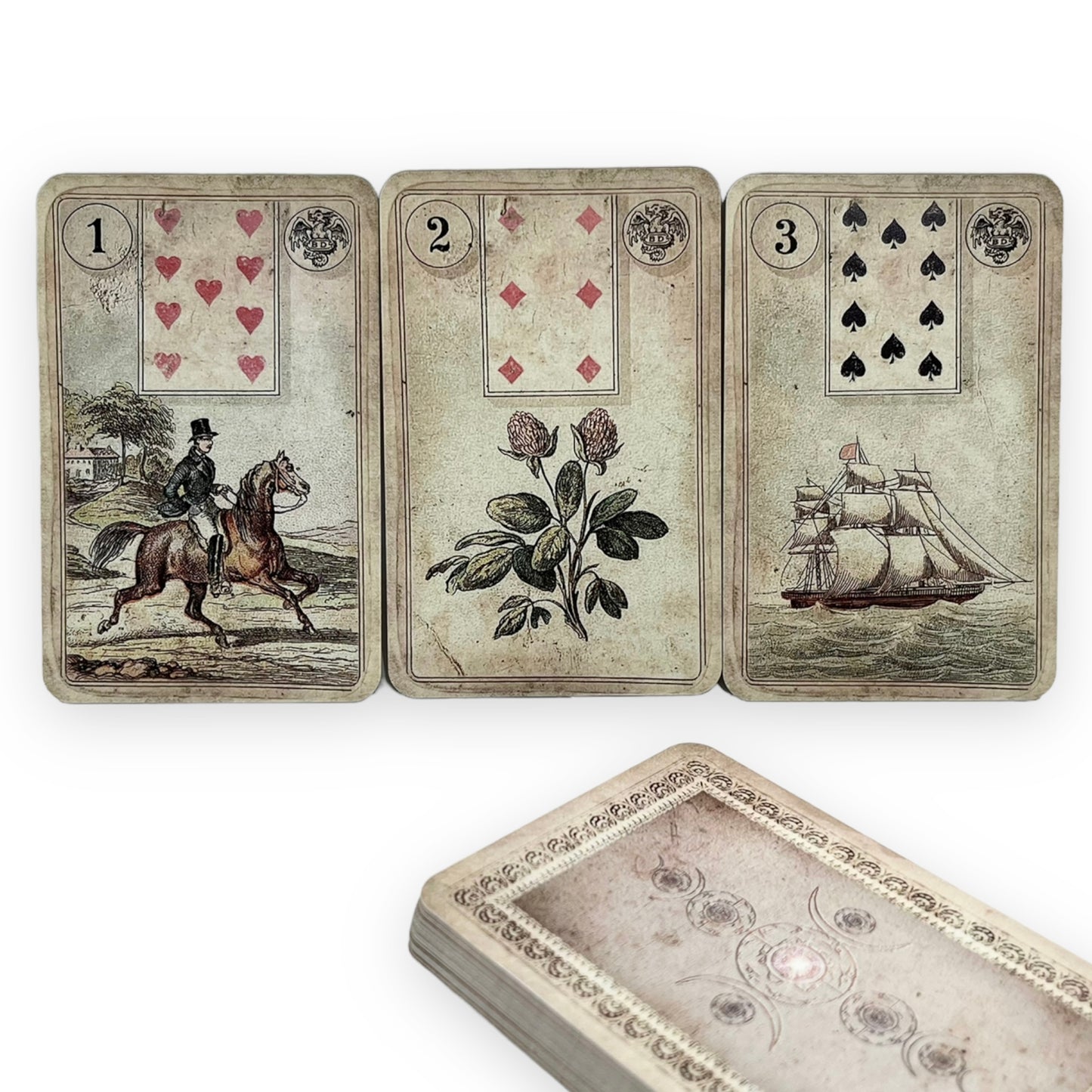 Lenormand cards Dondorf - Old Card 1910 / 1880 Phoenix