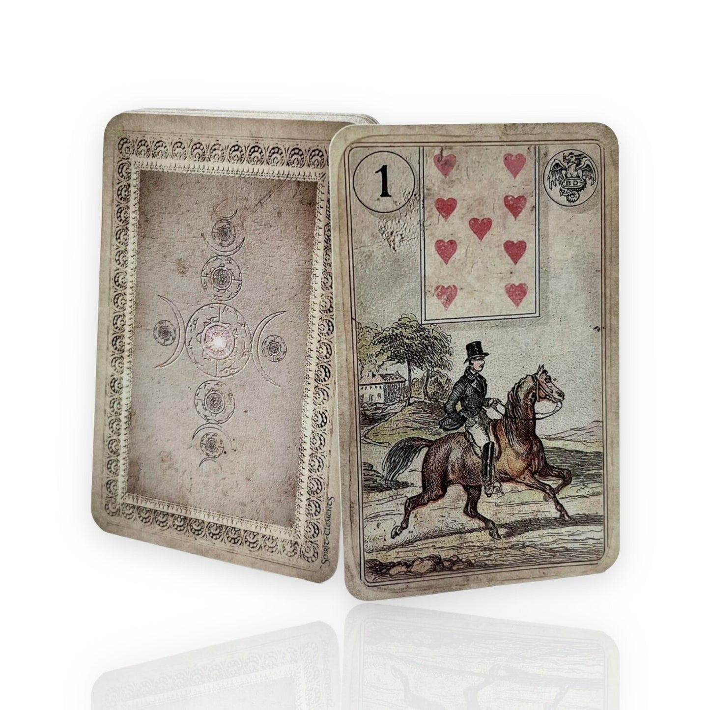 Lenormand cards Dondorf - Old Card 1910 / 1880 Phoenix