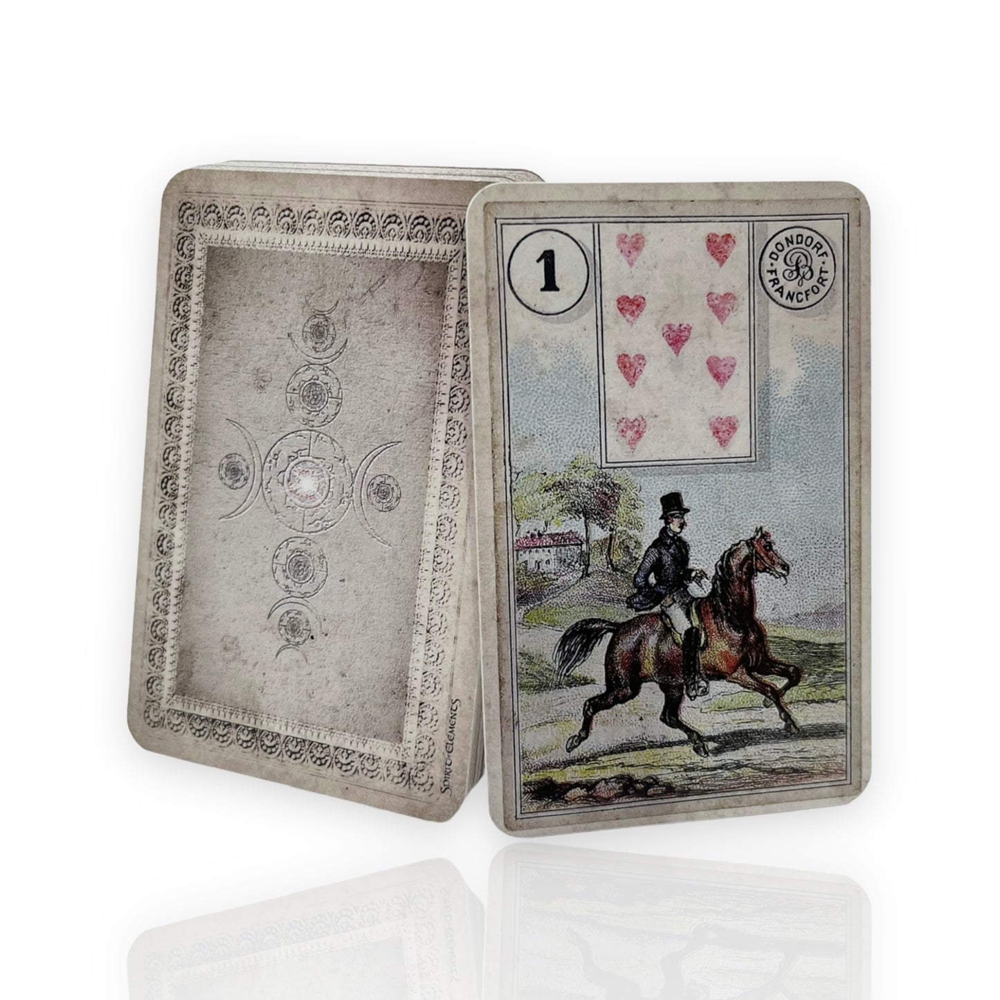 Lenormand cards Dondorf - Old Card 1910 / 1880 Phoenix