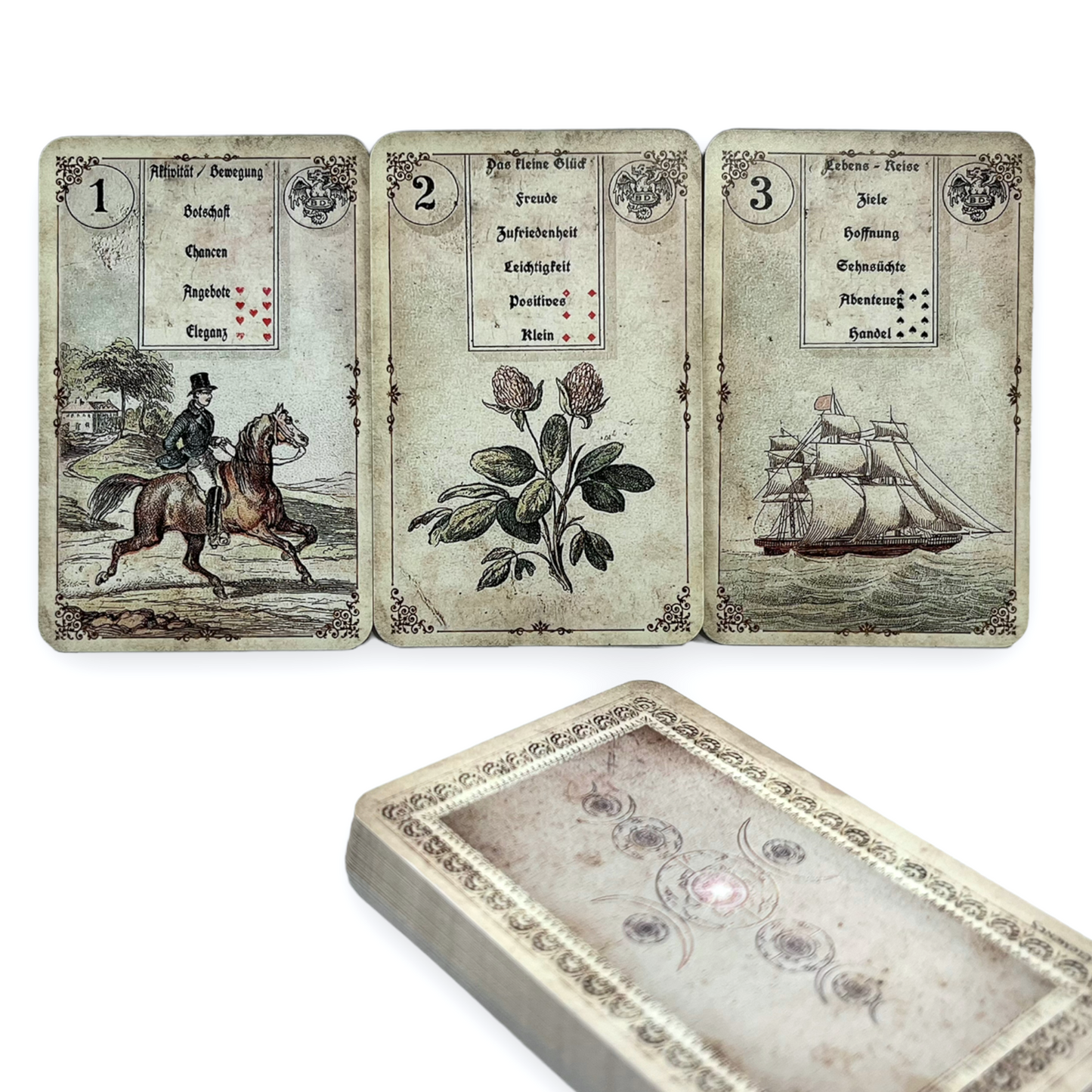 Lenormand cards Dondorf - Spirit Vintage & Interpretation Phoenix