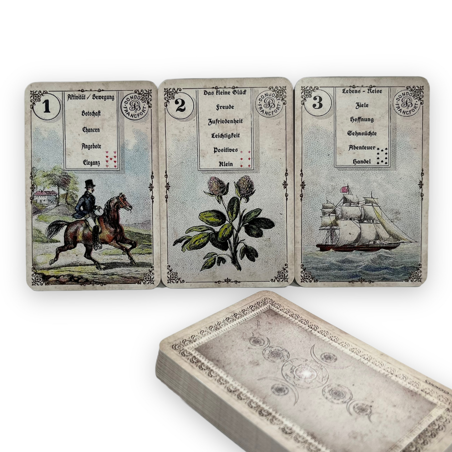 Lenormand cards Dondorf - Spirit Vintage & Interpretation Phoenix