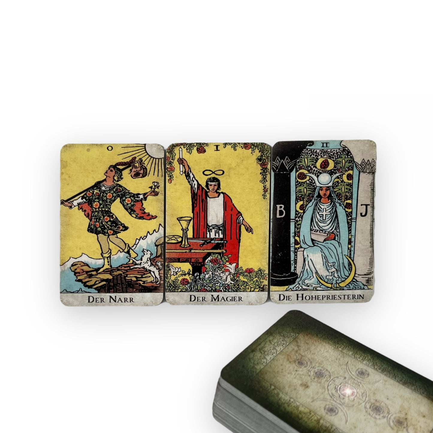Tarot Cards Smith-Waite Old Vintage Borderless Mini