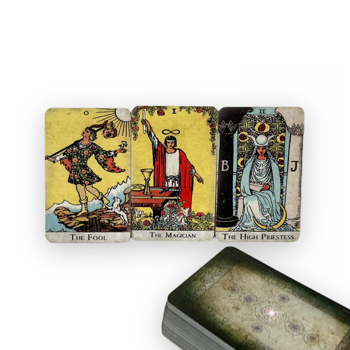 Tarot Cards Smith-Waite Old Vintage Borderless Mini