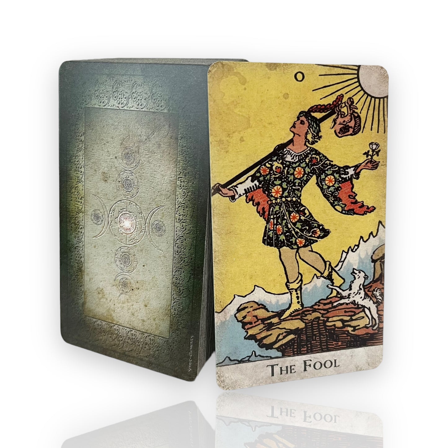 Tarot cards Smith-Waite Old Vintage Borderless – Spirit of Elements 