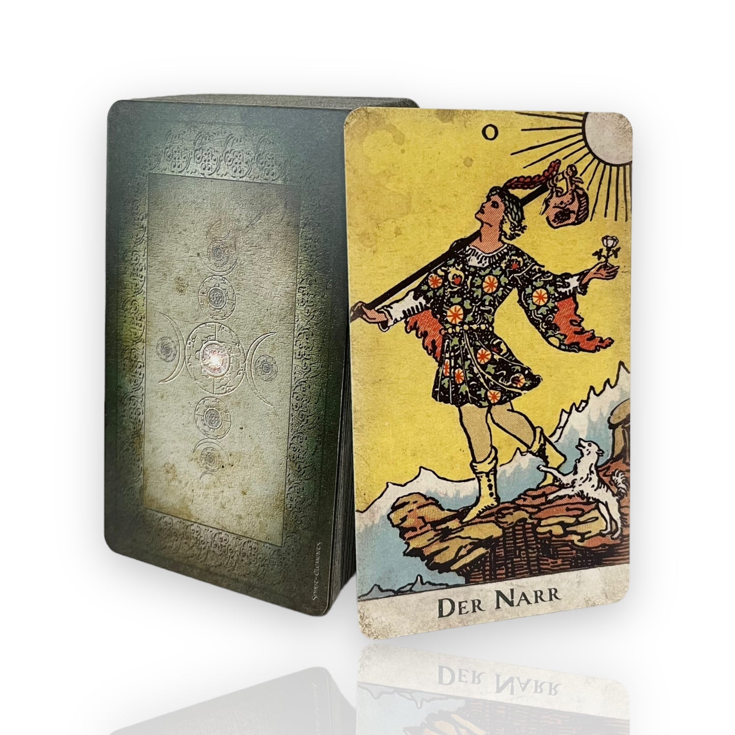Tarot cards Smith-Waite Old Vintage Borderless – Spirit of Elements 