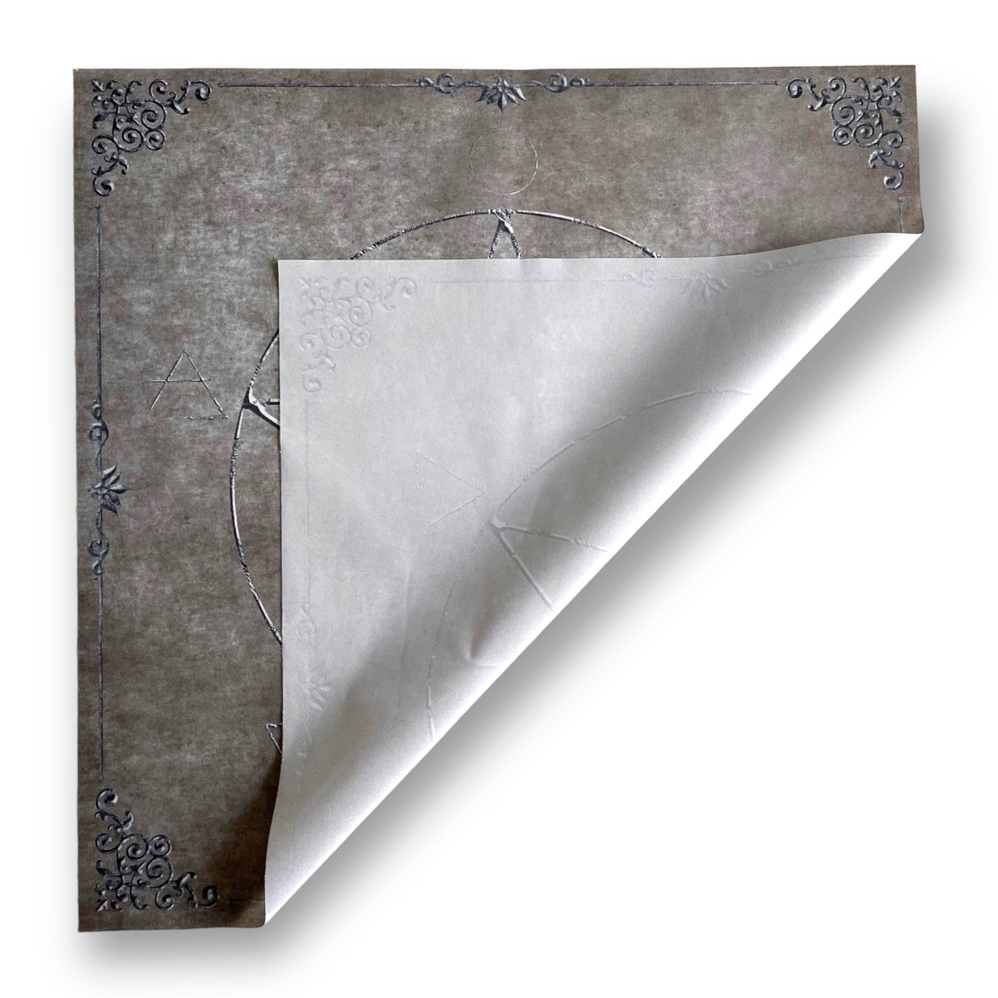 Lenormand & Tarot Cloth / Witch Elements Stone