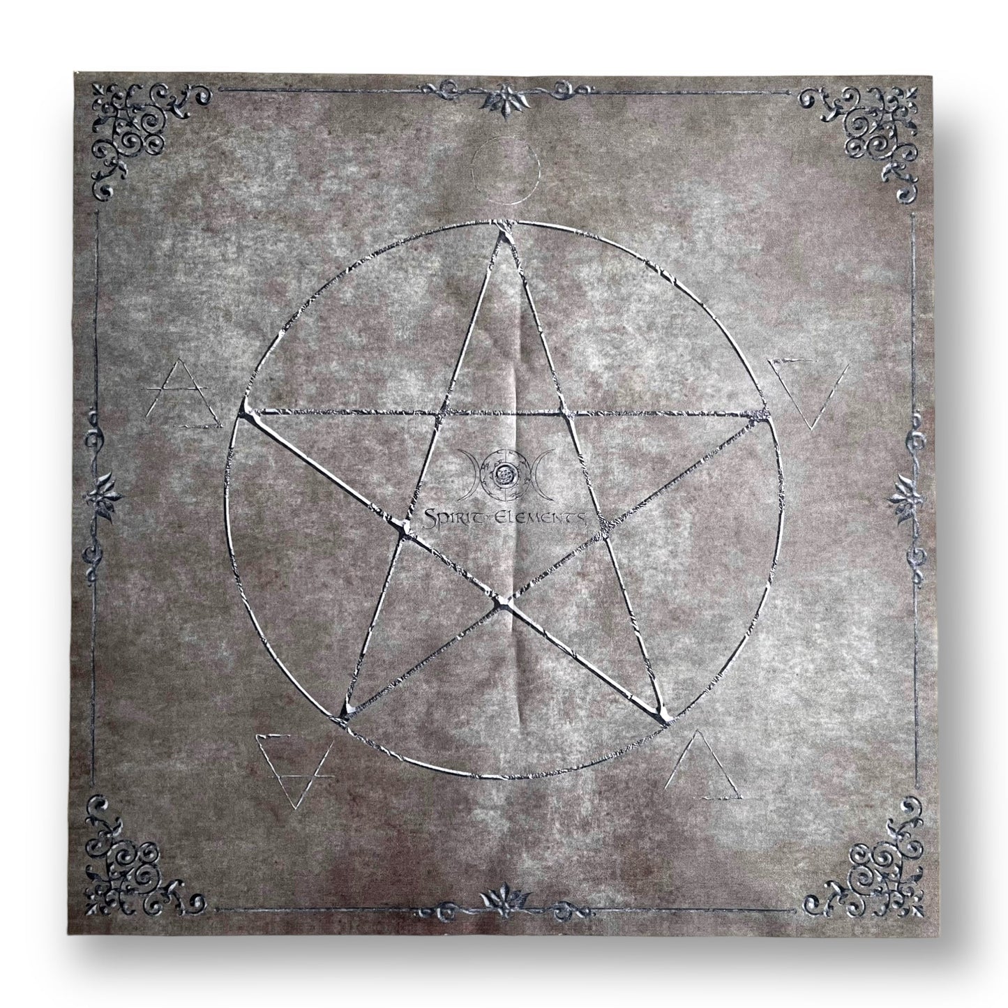 Lenormand & Tarot Cloth / Witch Elements Stone